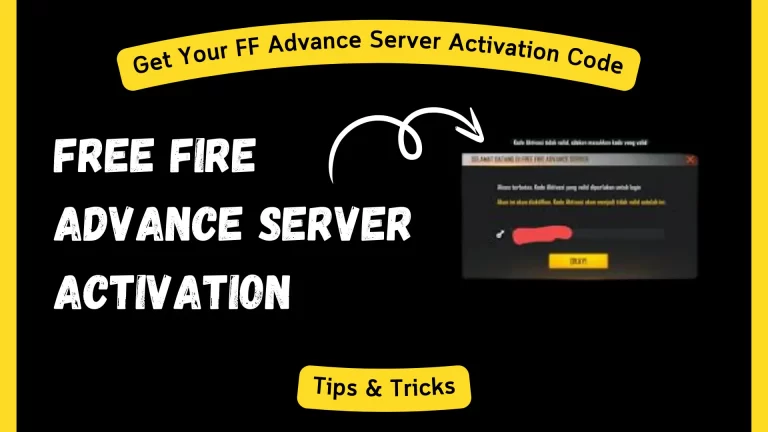 Free Fire Advance Server Activation