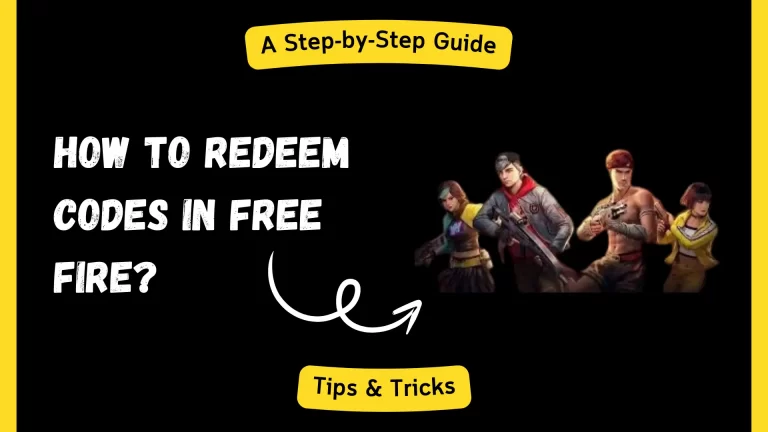 How To Redeem Codes In Free Fire