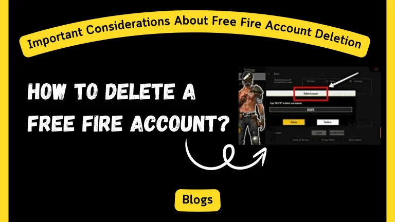 How to Delete a Free Fire Account