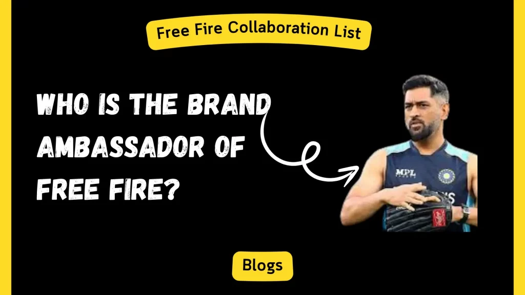 Who Is The Brand Ambassador Of Free Fire