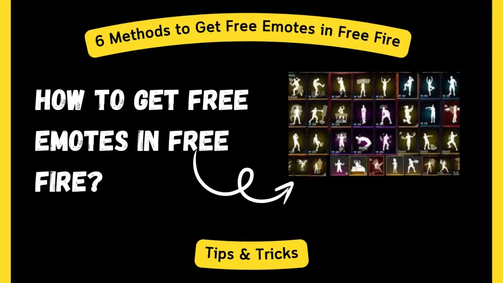 How To Get Free Emotes In Free Fire