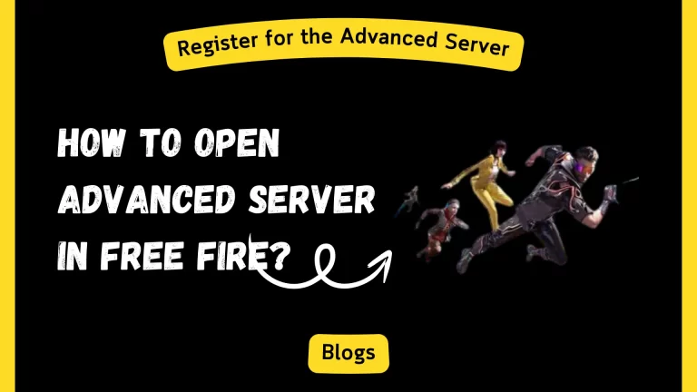 How To Open Advanced Server In Free Fire