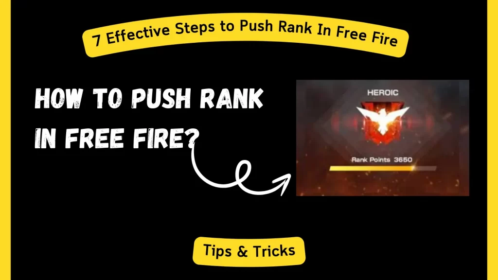 How To Push Rank In Free Fire