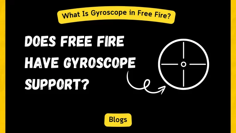 Does Free Fire Have Gyroscope Support