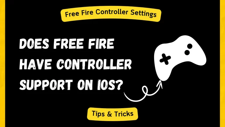 Free Fire Have Controller Support on iOS