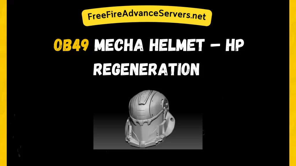 OB49 Mecha Helmet – HP Regeneration